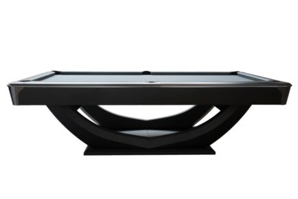Billiard Table, Pool, Dynamic Axion, 9 ft., matt black, Simonis 860 red - Image 2