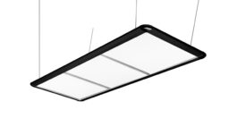 Pool Table Light, LED Flat, black, 195 x 70 x 6,5 cm
