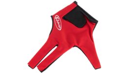 Billiard Glove, Kamui, 2024 modell, Red, to wear on right hand, L