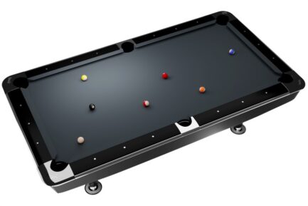 Billiard Table Dynamic II, shining black, Pool, 7 ft, Simonis 860 red - Image 4