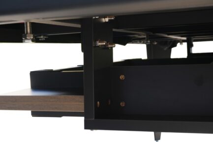 Pool Table / Dining Table, Vancouver III, 7 ft., black/brown, blue cloth - Imagem 6